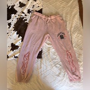 Bailey Sarian salmon joggers